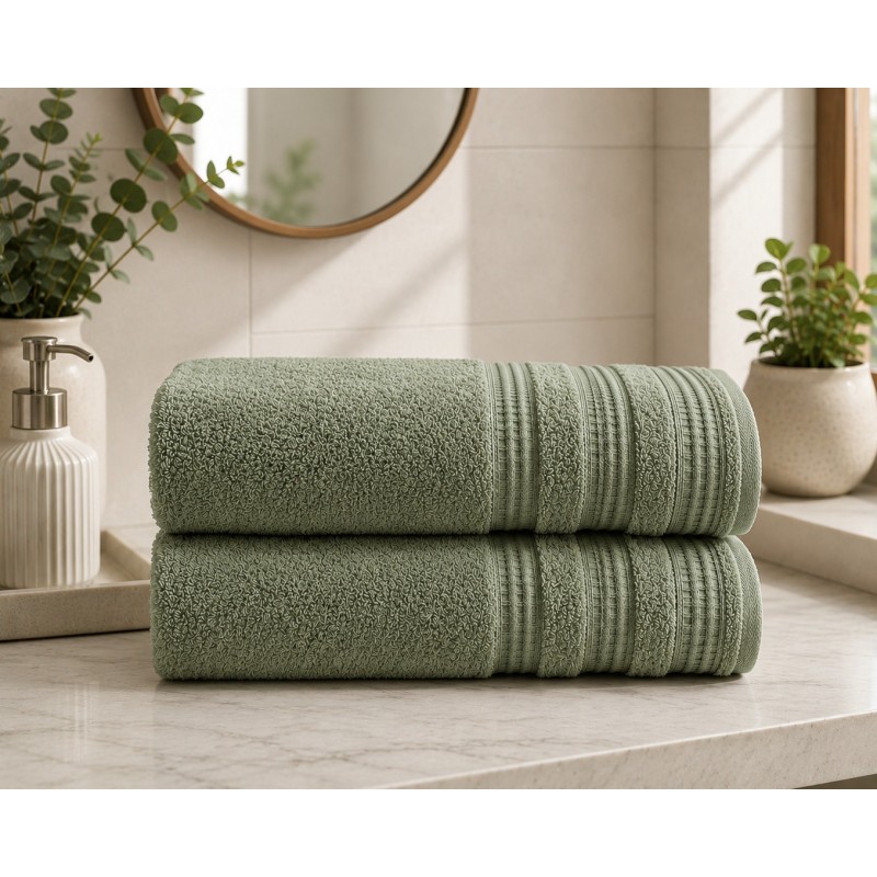 TOALHA BANHO FAVO 70X140 ALTENBURG VERDE CONEXAO