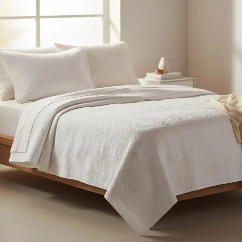 COLCHA SOLTEIRO SIENA 160X220  BRANCO