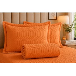 COLCHA SOLTEIRO SIENA 160X220 *5236103 LARANJA