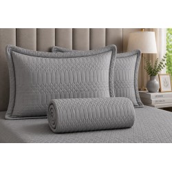 COLCHA SOLTEIRO SIENA 160X220 *5236103 CINZA