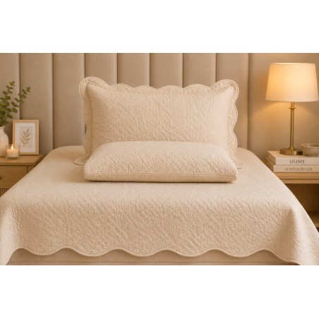 COLCHA KING SIENA 260X280  BEGE