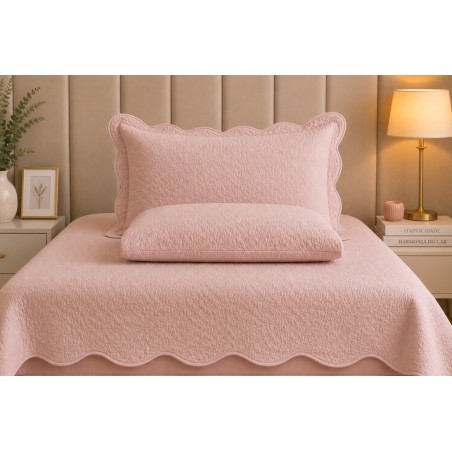 COLCHA KING SIENA 260X280 ROSE