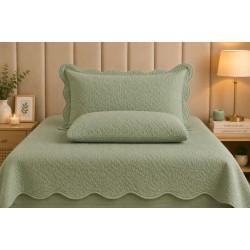 COLCHA KING SIENA 260X280 *5239103 VERDE