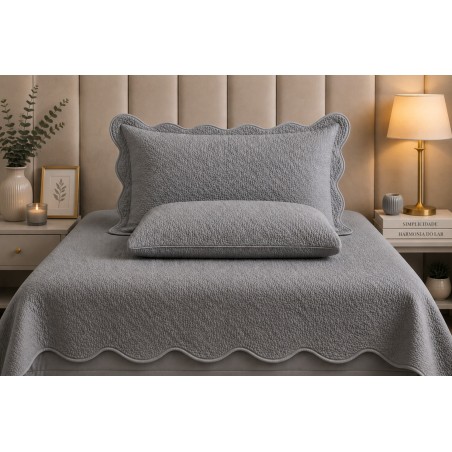 COLCHA KING SIENA 260X280 *5239103 CINZA