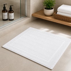 TOALHA PISO MYKONOS CORTTEX 50X70 BRANCO