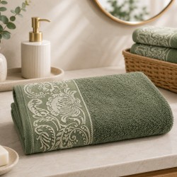 TOALHA ROSTO LOUISE CORTTEX 50X70 *700971 VERDE