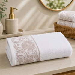 TOALHA ROSTO LOUISE CORTTEX 50X70 BRANCO