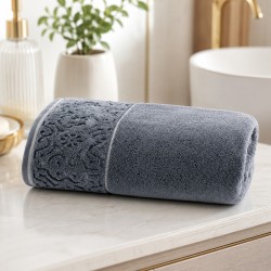TOALHA ROSTO SUPER SOFT ARABESCO ZERO TWIST CORTTEX 50X70