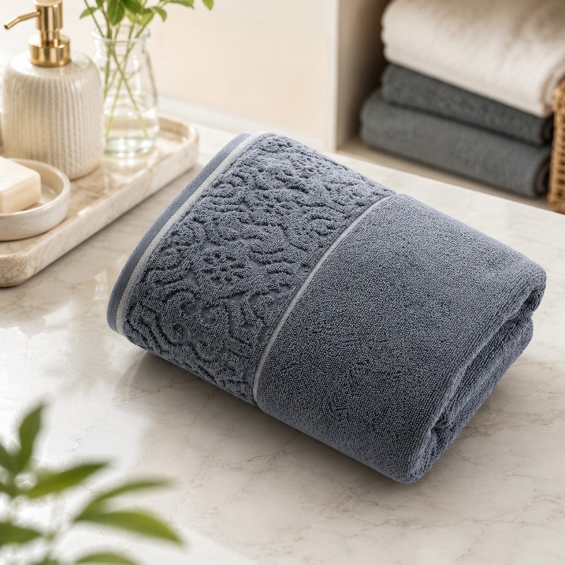 TOALHA ROSTO SUPER SOFT ARABESCO ZERO TWIST CORTTEX 50X70