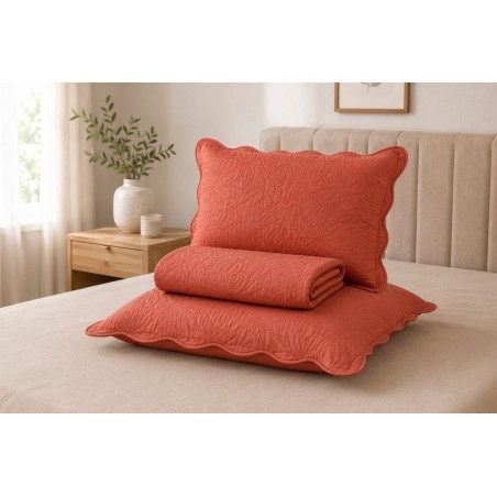 COLCHA CASAL SIENA 220X240 LARANJA