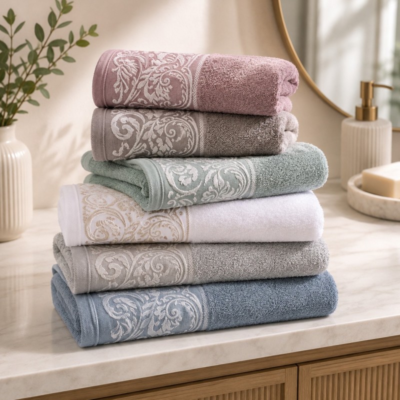 TOALHA BANHO LOUISE CORTTEX 70X140  AZALEIA
