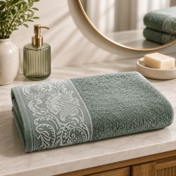 TOALHA BANHO LOUISE CORTTEX 70X140  VERDE