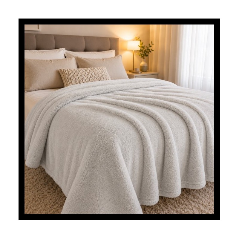 MANTA CASAL MICROFIBRA HOME DESIGN 200 LISA 180X220 S1 CORTTEX *700747