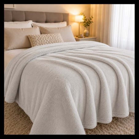 MANTA CASAL MICROFIBRA HOME DESIGN 200 LISA 180X220 S1 CORTTEX *700747