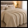 MANTA CASAL LUMI ONA 180X220 BEGE