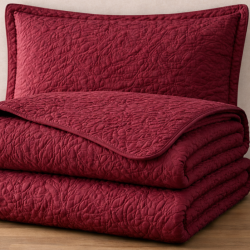 COLCHA QUEEN SIENA 240X260 *5238103 VINHO