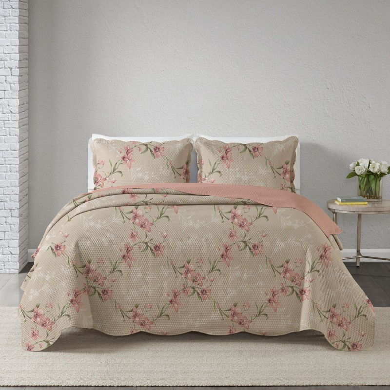 COLCHA QUEEN PARIS COLOR ART SORT-EST 24 CORTTEX 240X260 *701168 DES.