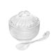 Açucareiro de Cristal com Colher Imperial