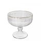 Taça de Sobremesa Cristal c/Fio de Ouro Imperial 200ml