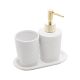 Conjunto 3 Peças para Banheiro de Ceramica Summit