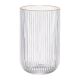 JOGO 6 COPOS CAMERATTA VIDRO C/BORDA DOURADA 425ML A12.8CM *29062 L'HERMITAGE