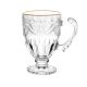 Caneca de Cristal c/Fio de Ouro