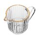 Leiteira Cristal com Fio de Outro Imperatriz 220ml