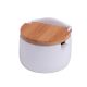 Saleiro d/Mesa com Tampa de Bambu