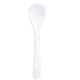 SALEIRO D/MESA CERAMICA C/TP BAMBU/COLHER BIANCO 9X9X8.5CM LYOR *5774