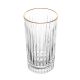 COPO CRISTAL C/FIO DE OURO DELI DIAMANTE 280ML *220277 LYOR