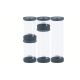 JOGO POTE VIDRO CTP SILICONE 5PCS PUREZZA TRAMONTINA *64220760