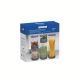 JOGO POTE VIDRO CTP SILICONE 5PCS PUREZZA TRAMONTINA *64220760
