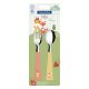 JOGO TALHERES INFANTIL 2PCS BABY FRIENDS INOX COLORIDO TRAMONTINA *23797905
