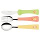 JOGO TALHERES INFANTIL 3PCS BABY FRIENDS INOX COLORIDO TRAMONTINA *23797906