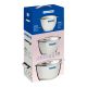 JOGO PANELAS ACO INOX 3PCS ALLEGRA TRAMONTINA *65660220