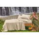 KIT COLCHA QUEEN ORGANIC 3PCS 180 FIOS TEKA BEGE 260X240