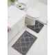 Kit Tapetes para Banheiro 2 peças Genebra Corttex