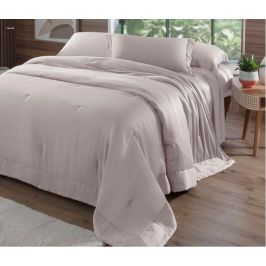 Kit Colcha Queen 3 peças Bambu Bali 400 fios Kacyumara 240x260cm